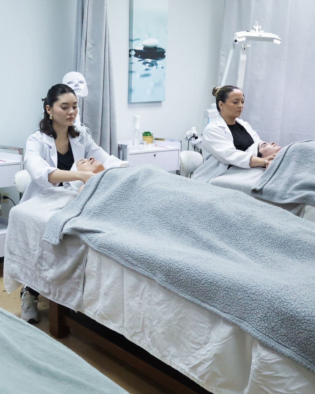 Clínica de tratamientos faciales del programa de estética