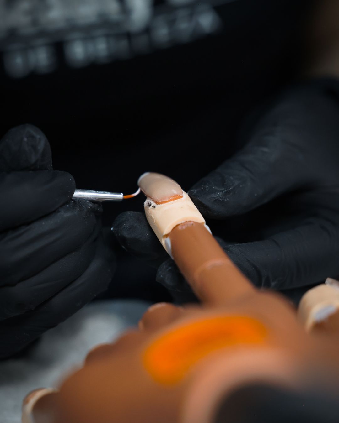 Escultura de uñas en acrílico